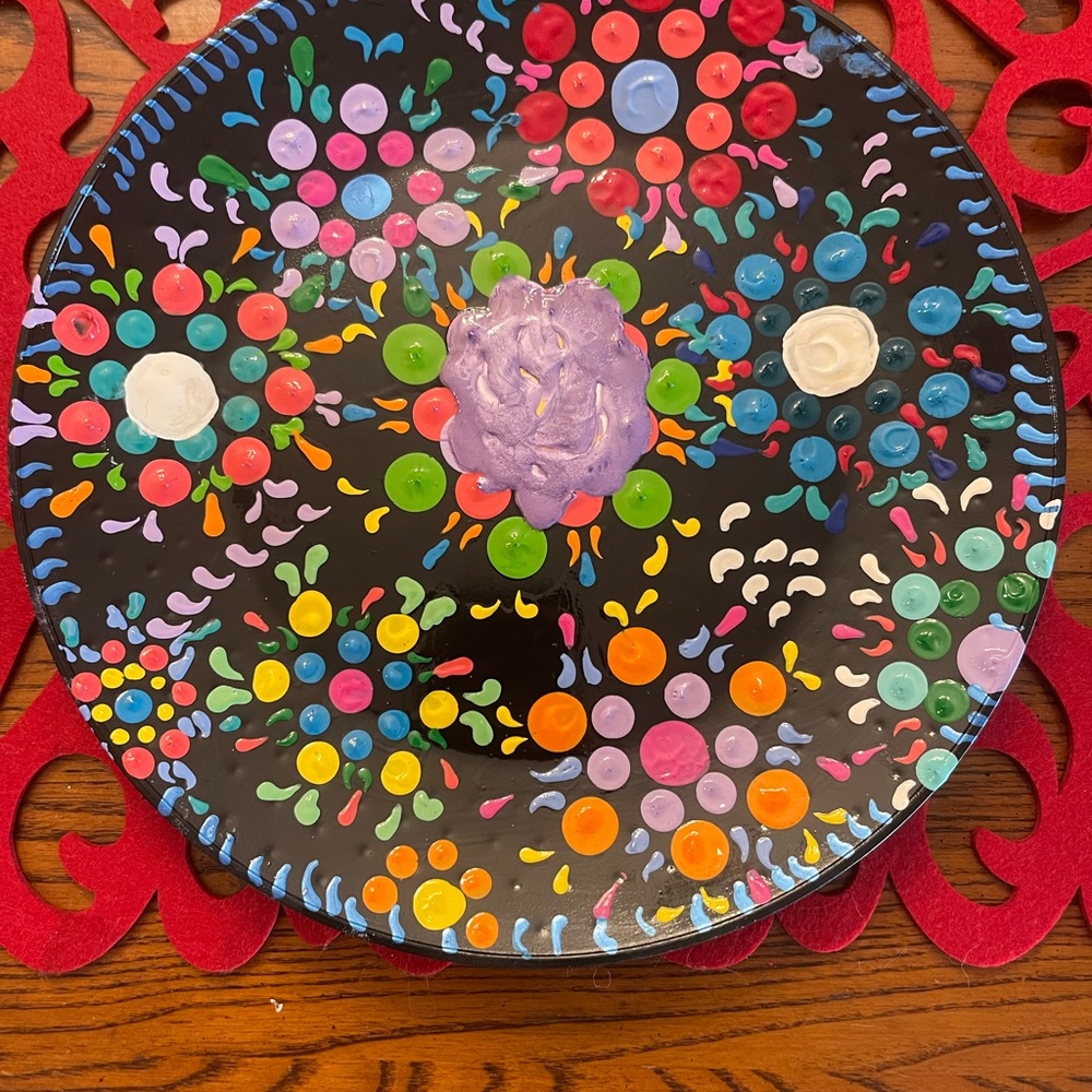 Hand-painted Large Decorative Design - Picture 3 of 11